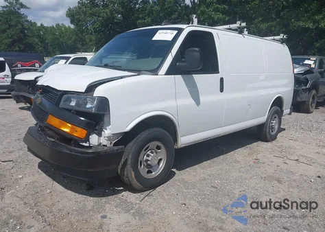 2022 Chevrolet Express Cargo Rwd 2500 Regular Wheelbase Wt from USA, damaged, VIN 1GCWGAFP0N1199911